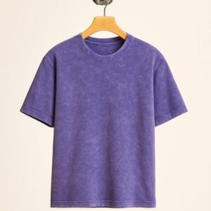 ACID WASH DROP SHOULDER T-SHIRT (LAVANDER)
